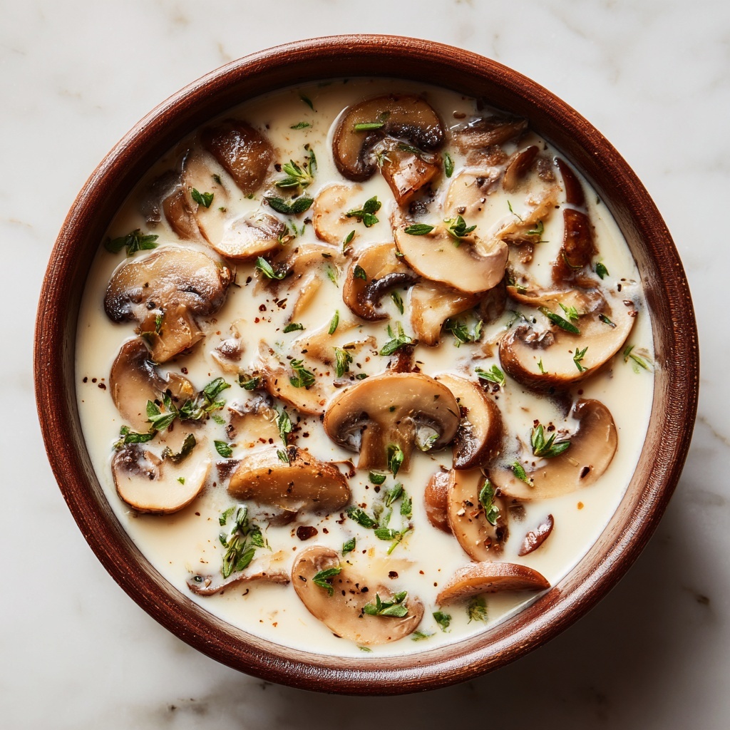 Creamy Mushroom Soup Recipe - Recipe Image