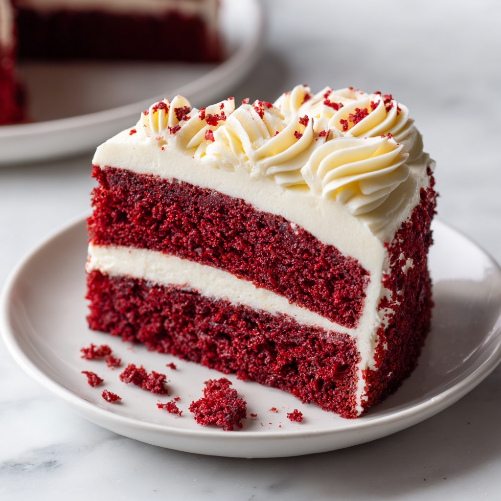 Red Velvet Cake with Cream Cheese Frosting Recipe - Recipe Image