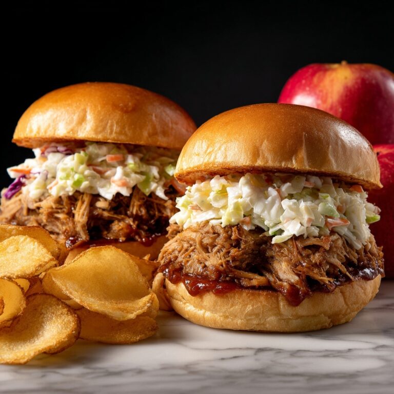 Crockpot BBQ Pulled Chicken Sandwiches Recipe