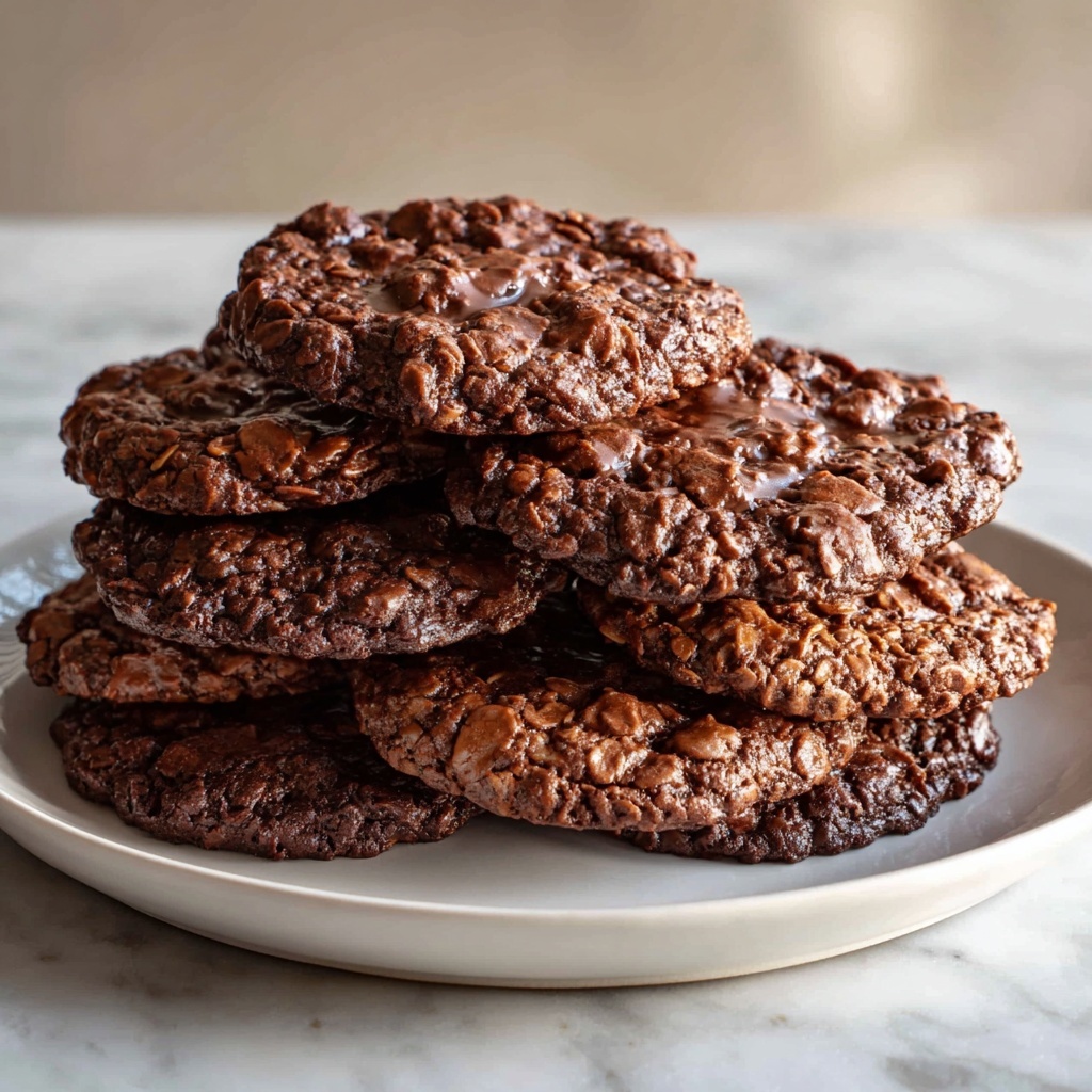 Healthy No Bake Cookies Recipe - Recipe Image