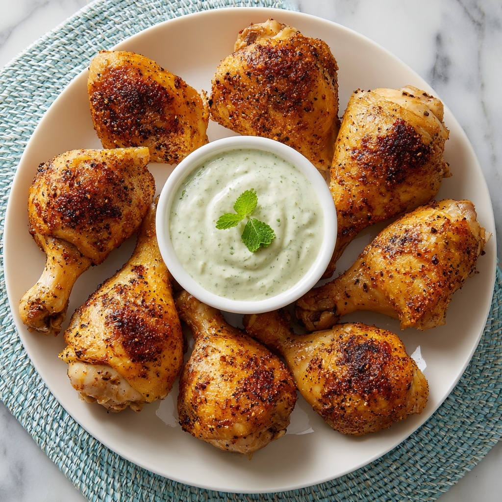 Peruvian-Style Roast Chicken with Green Sauce Recipe - Recipe Image