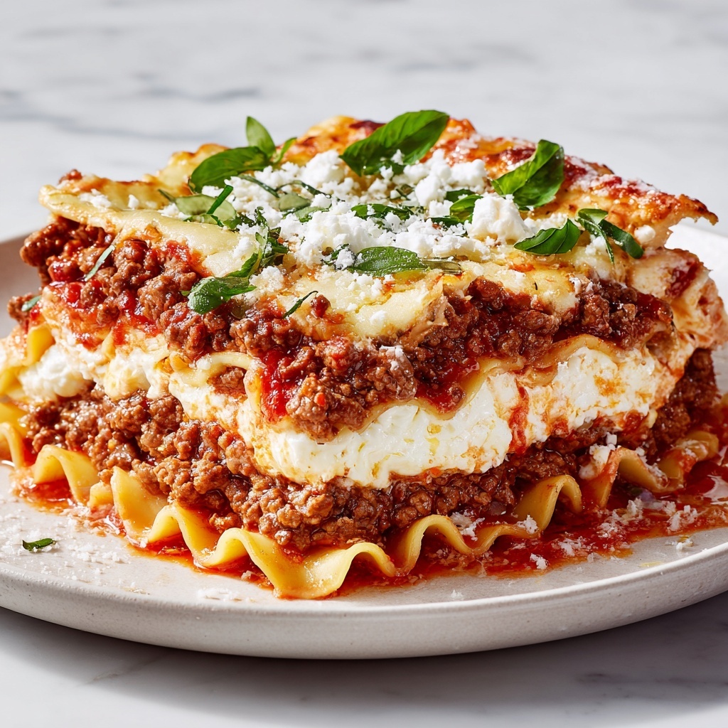 Easy Bow Tie Pasta Lasagna Recipe - Recipe Image