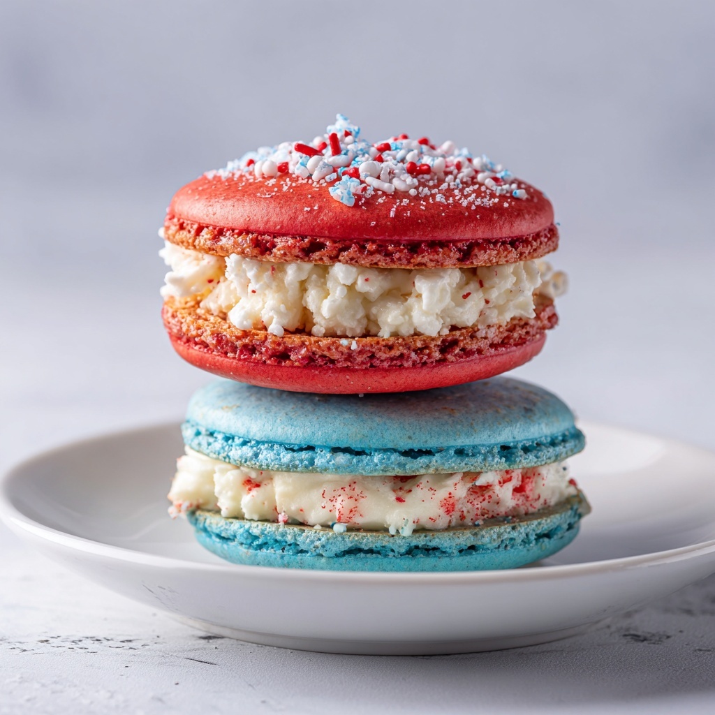 Red, White and Blue Whoopie Pies Recipe - Recipe Image