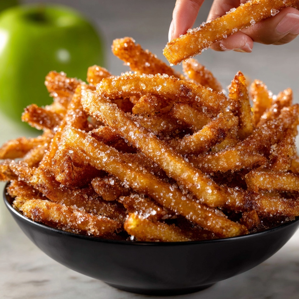 Crispy Air Fryer Apple Fries Recipe - Recipe Image