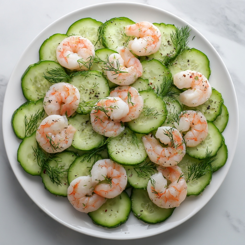Creamy Cucumber Shrimp Salad Recipe - Recipe Image