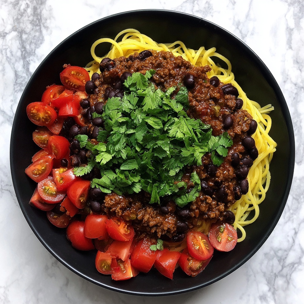 Taco Spaghetti Recipe - Recipe Image
