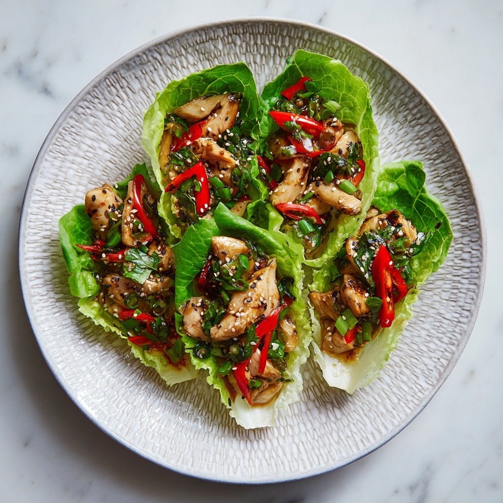 Teriyaki Chicken Lettuce Wraps Recipe - Recipe Image