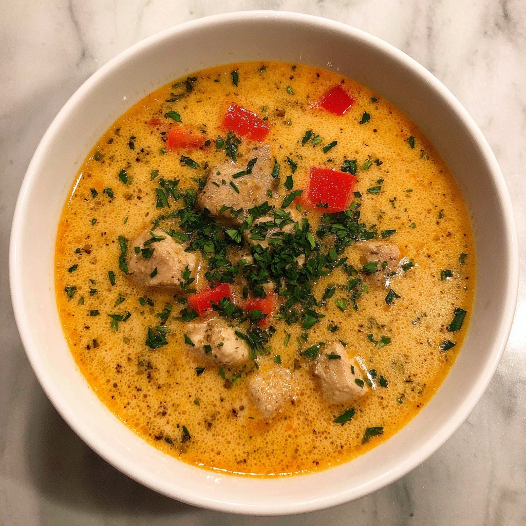 Crockpot Thai Coconut Chicken Soup Recipe - Recipe Image