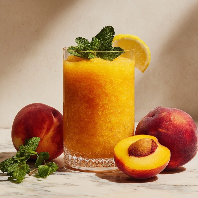 Peach Lemonade Slushie: The Ultimate Summer Refreshment Recipe