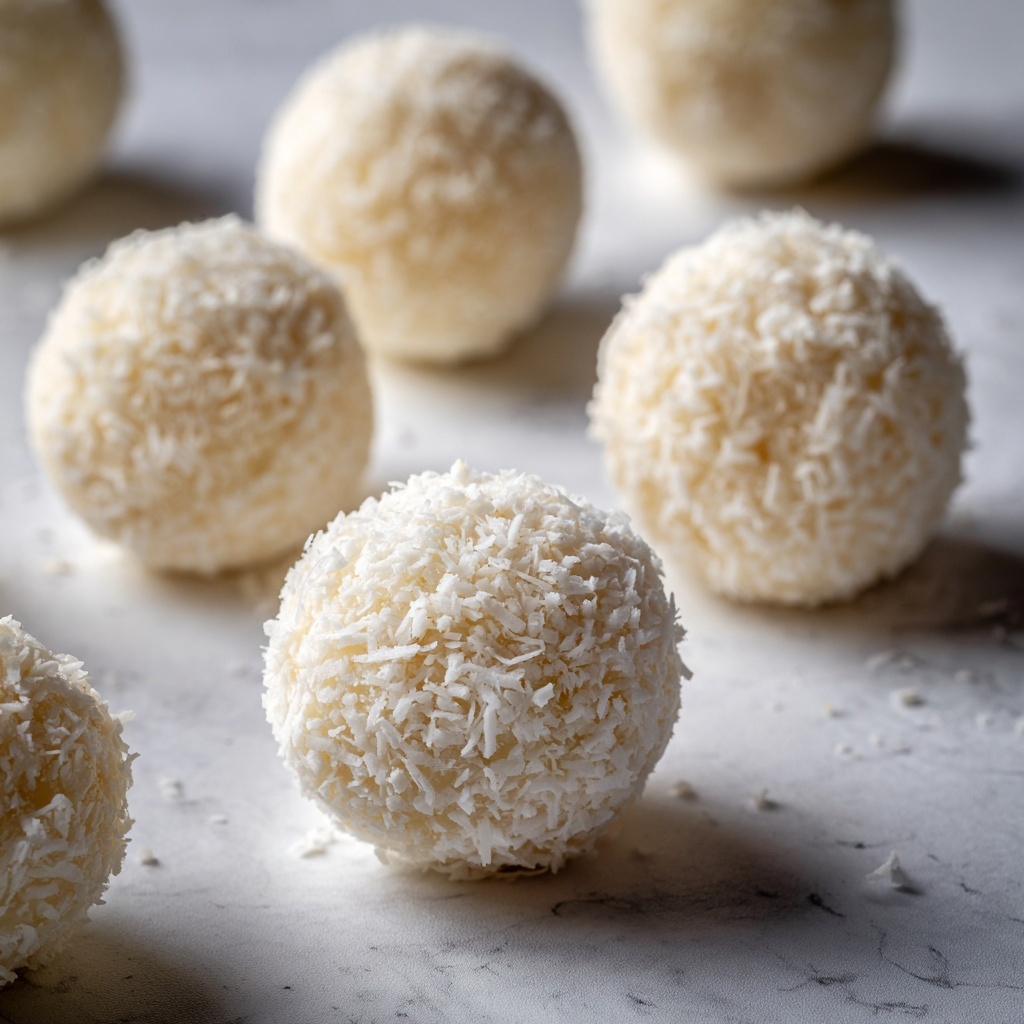 Snowballs Coconut Fudge Truffles Recipe - Recipe Image
