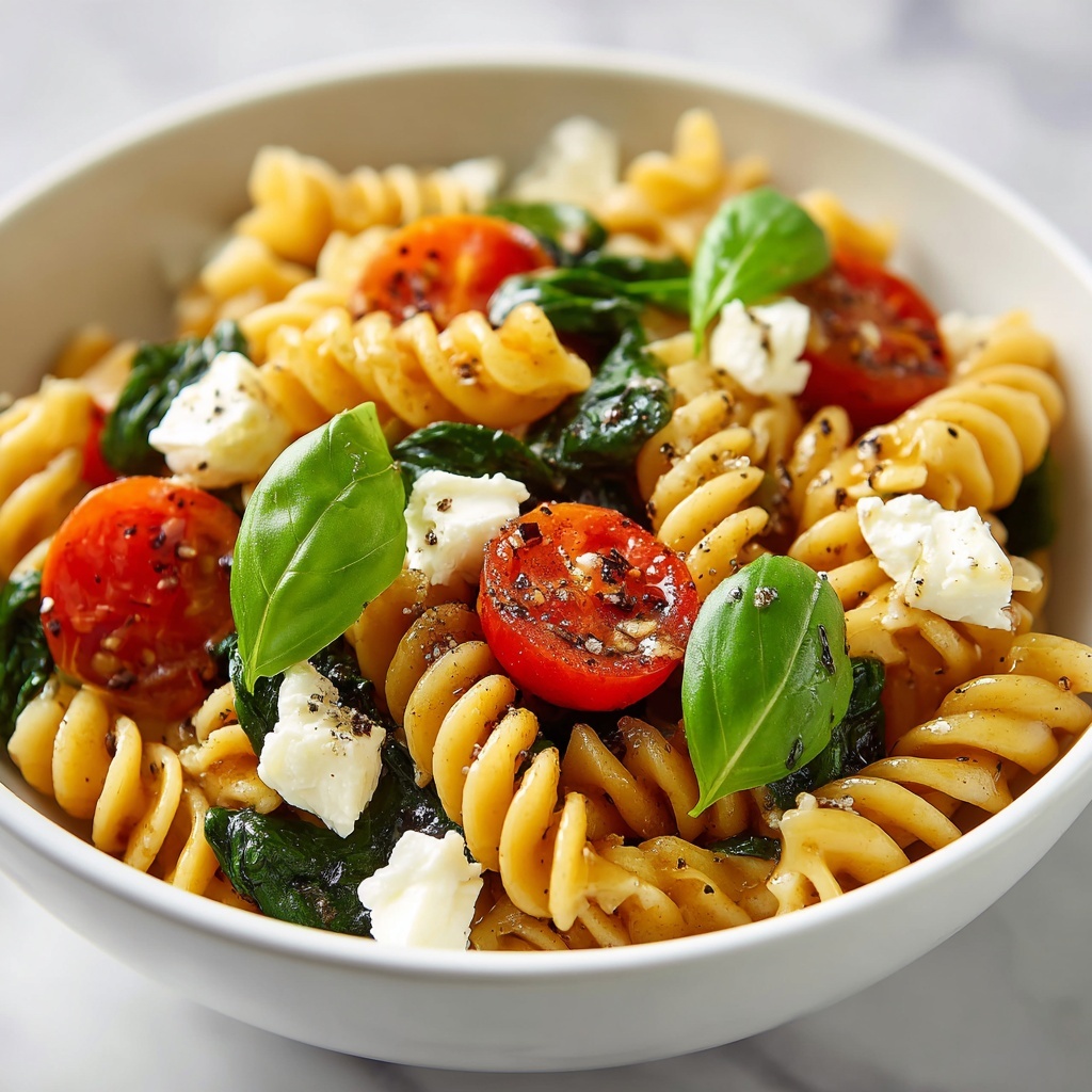 Baked Feta and Cherry Tomato Pasta Recipe - Recipe Image