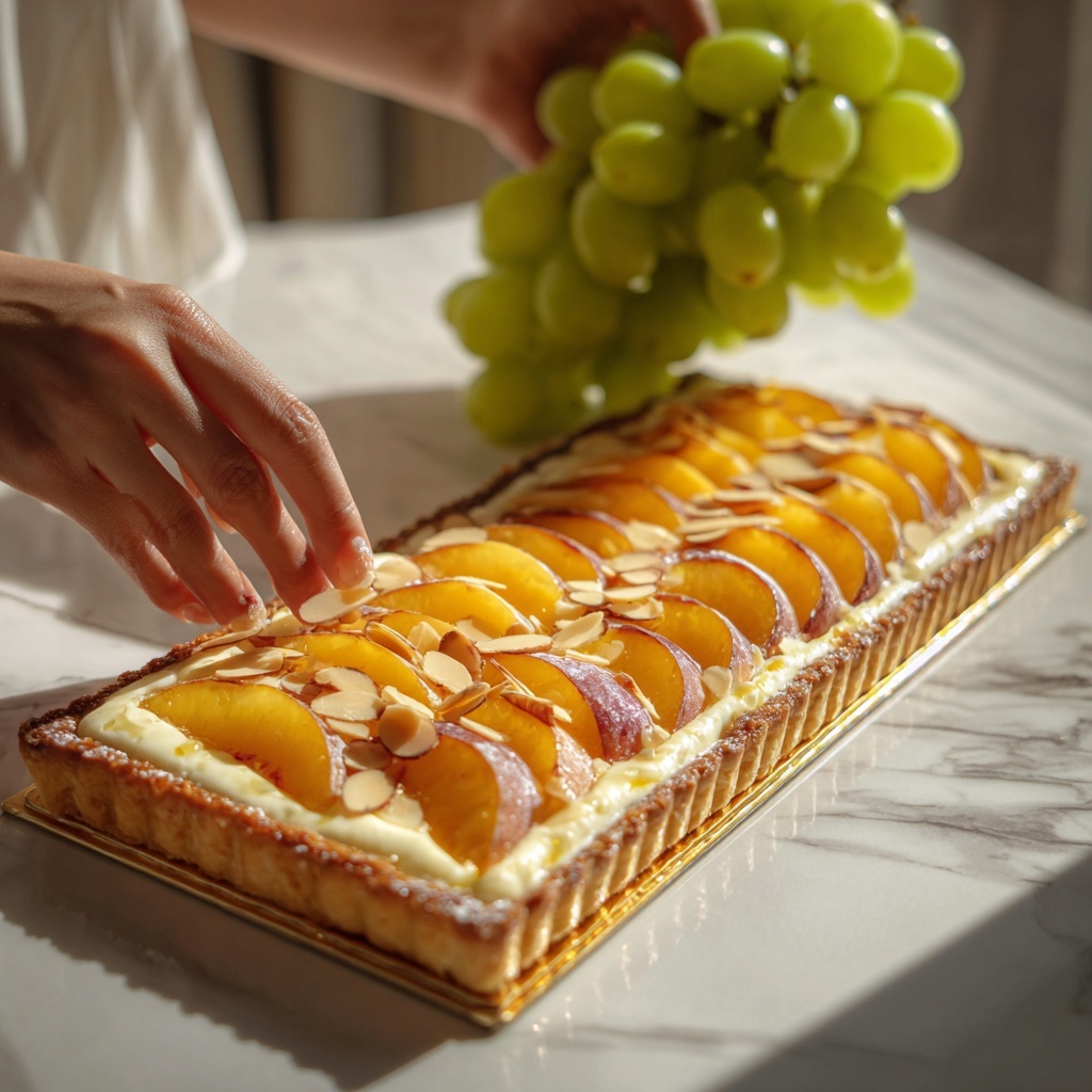 Apricot Almond Tart Recipe - Recipe Image