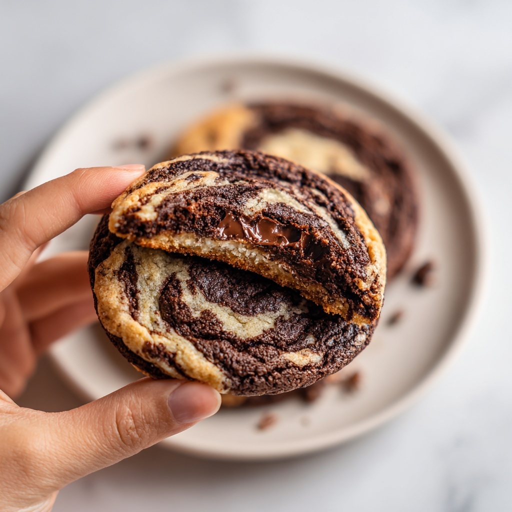 Peanut Butter Brownie Swirl Cookies Recipe - Recipe Image