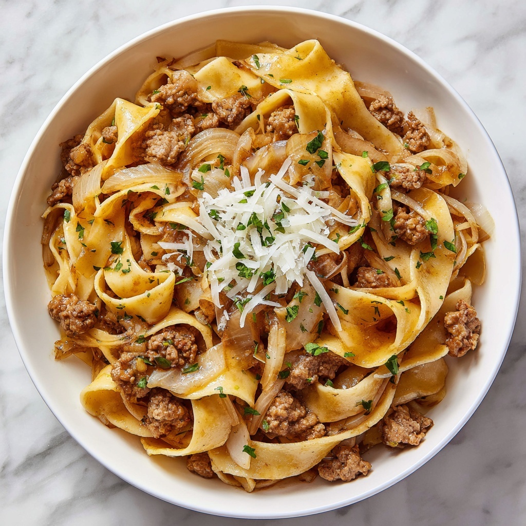 French Onion Beef and Noodles Recipe - Recipe Image