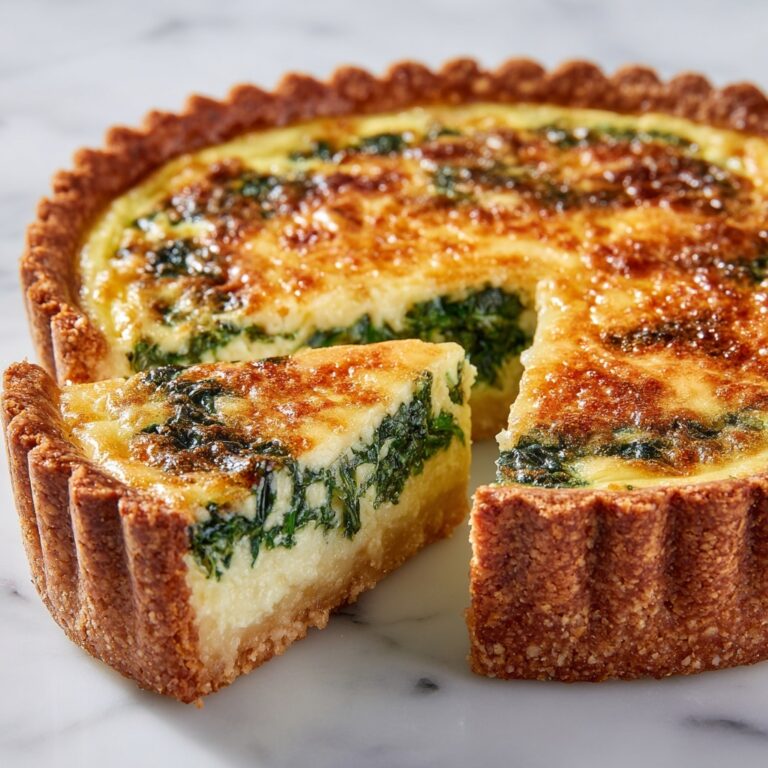 Elegant Ricotta and Spinach Quiche Recipe