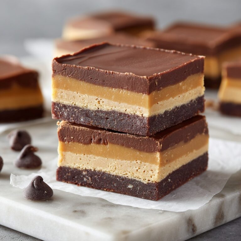 No-Bake Peanut Butter Buckeye Bars Recipe