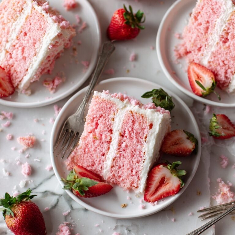 Strawberry Crunch Cake Recipe