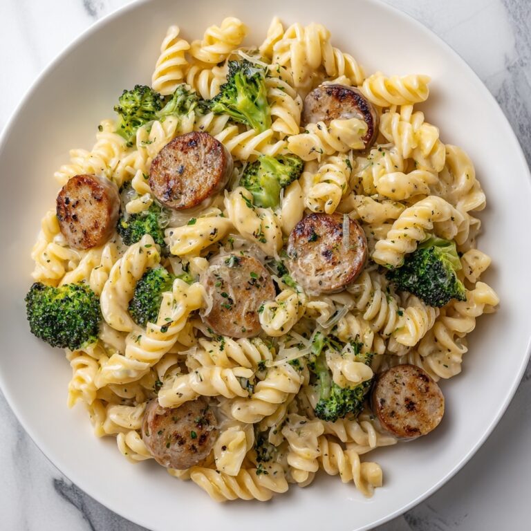 One-Pot Cheesy Smoked Sausage and Broccoli Pasta Recipe