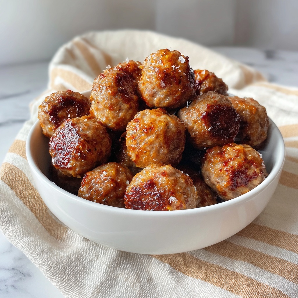 Cream Cheese Sausage Balls Recipe - Recipe Image