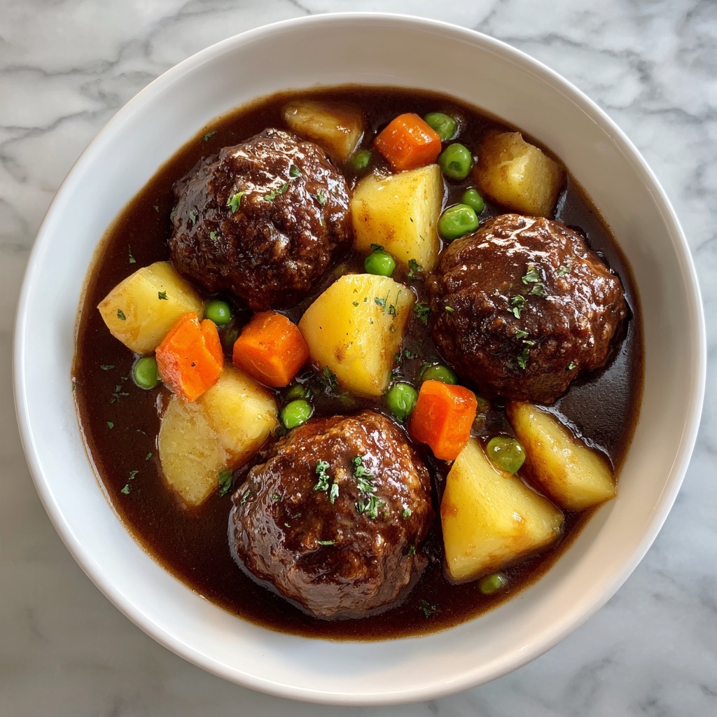 Hearty Meatball Stew Recipe - Recipe Image