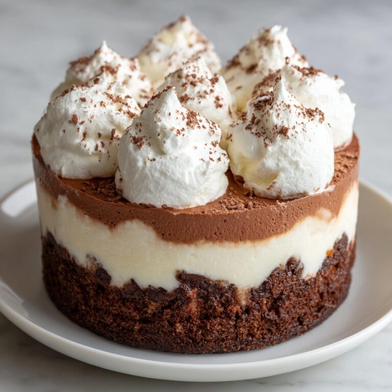 Hot Chocolate Meringue Cake Recipe