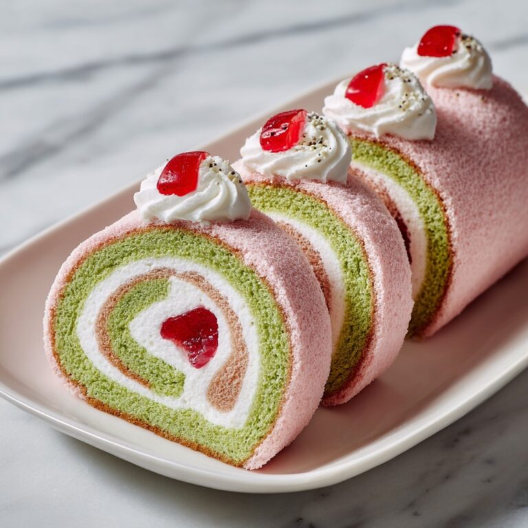 Japanese Cotton Candy Swiss Cake Roll Recipe