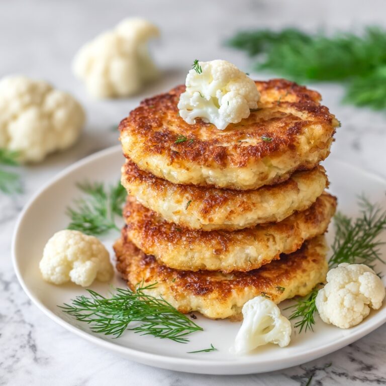 Basic Cauliflower Fritters Recipe