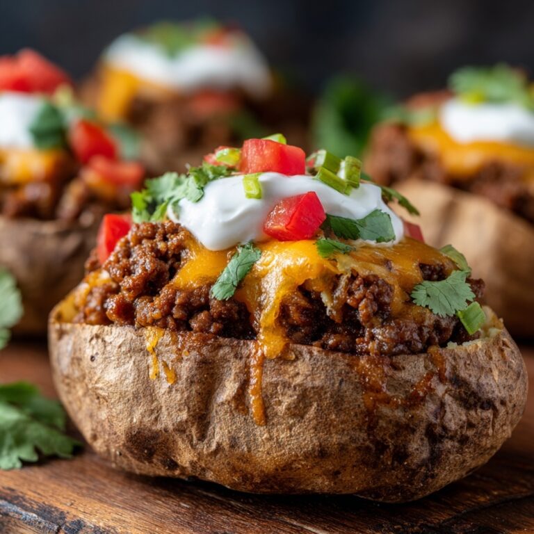 Taco Stuffed Sweet Potatoes Recipe