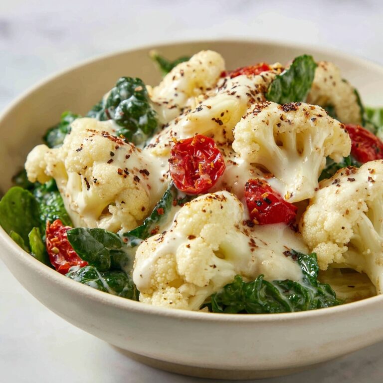 Creamy BLT Cauliflower Salad Recipe