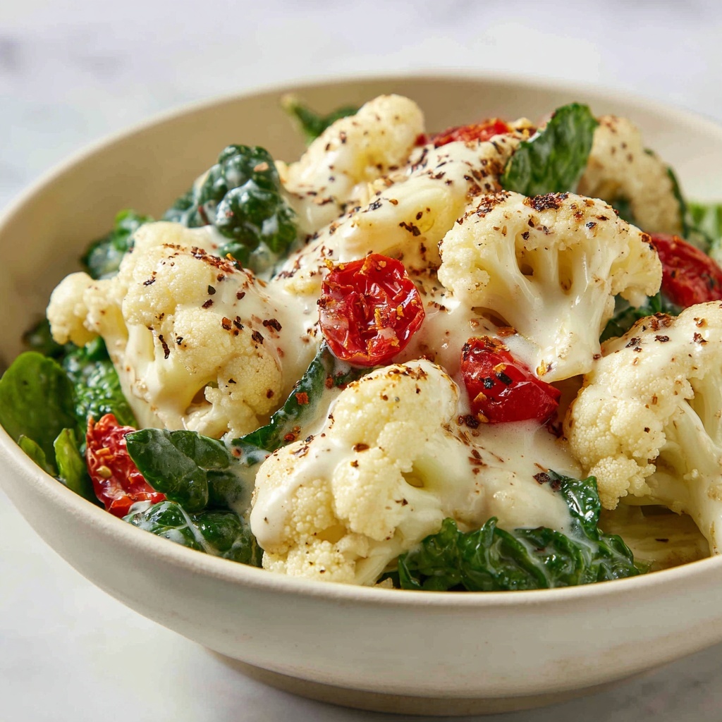 Creamy BLT Cauliflower Salad Recipe - Recipe Image