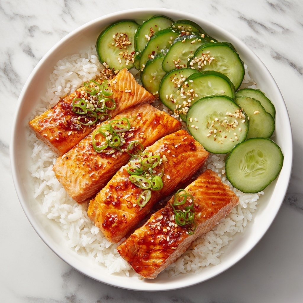 Spicy Salmon Bowls with Coconut Rice Recipe - Recipe Image