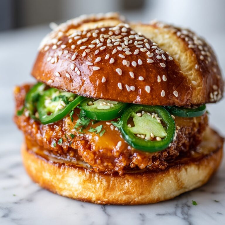 Jalapeno Honey Drenched Crispy Fried Chicken Sandwich Recipe