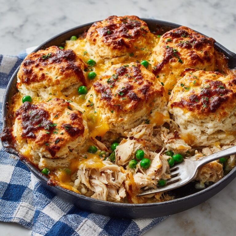 Chicken Cobbler Dinner Casserole Recipe