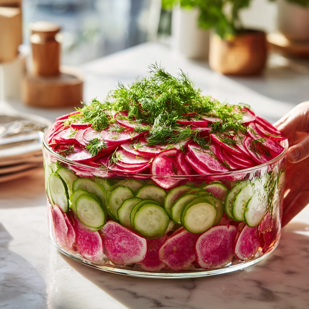 Radish and Cucumber Salad Recipe - Recipe Image