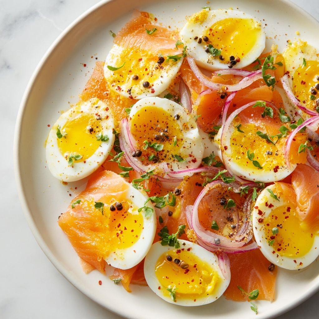 Lox and Eggs with Onions Recipe - Recipe Image