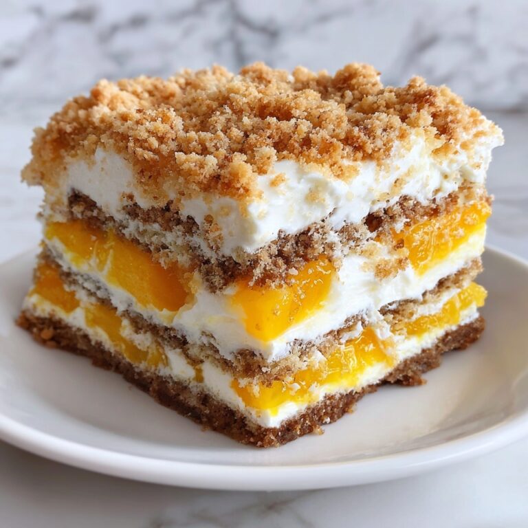Peach Cobbler Cheesecake Bars Recipe
