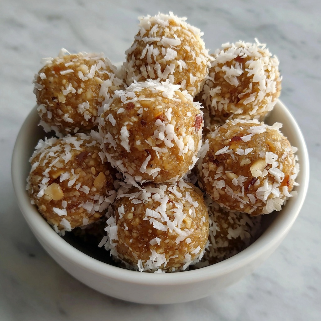 No Bake Protein Balls Recipe - Recipe Image