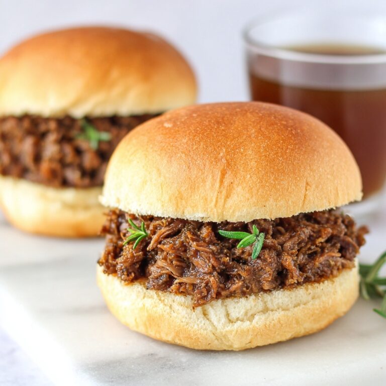 Slow Cooker French Dip Sandwiches Recipe