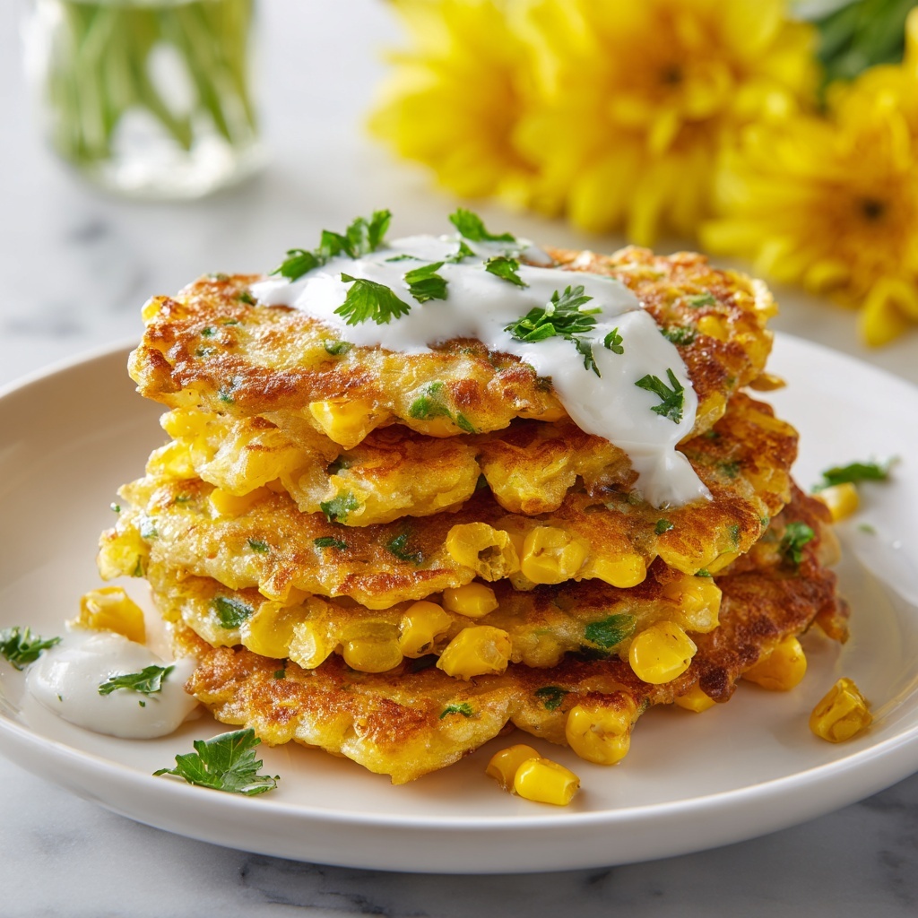 Corn Zucchini Fritters Recipe - Recipe Image