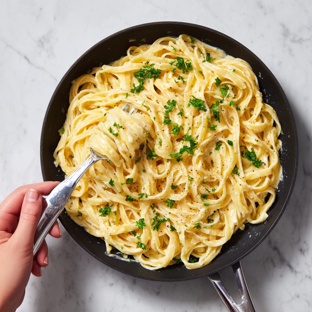 Easy Creamy Pumpkin Alfredo Pasta Recipe - Recipe Image