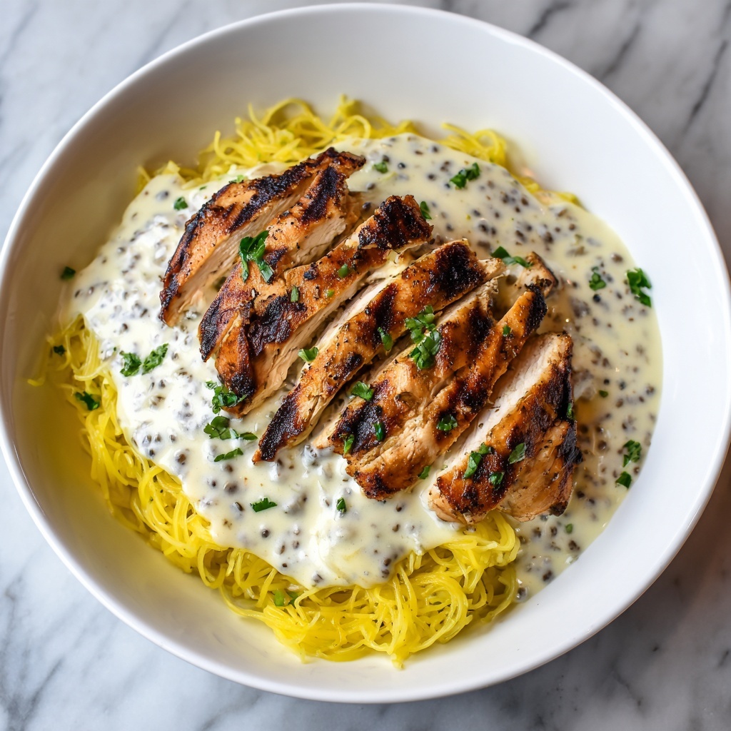 Creamy Chicken Pasta with Parmesan and Garlic Recipe - Recipe Image