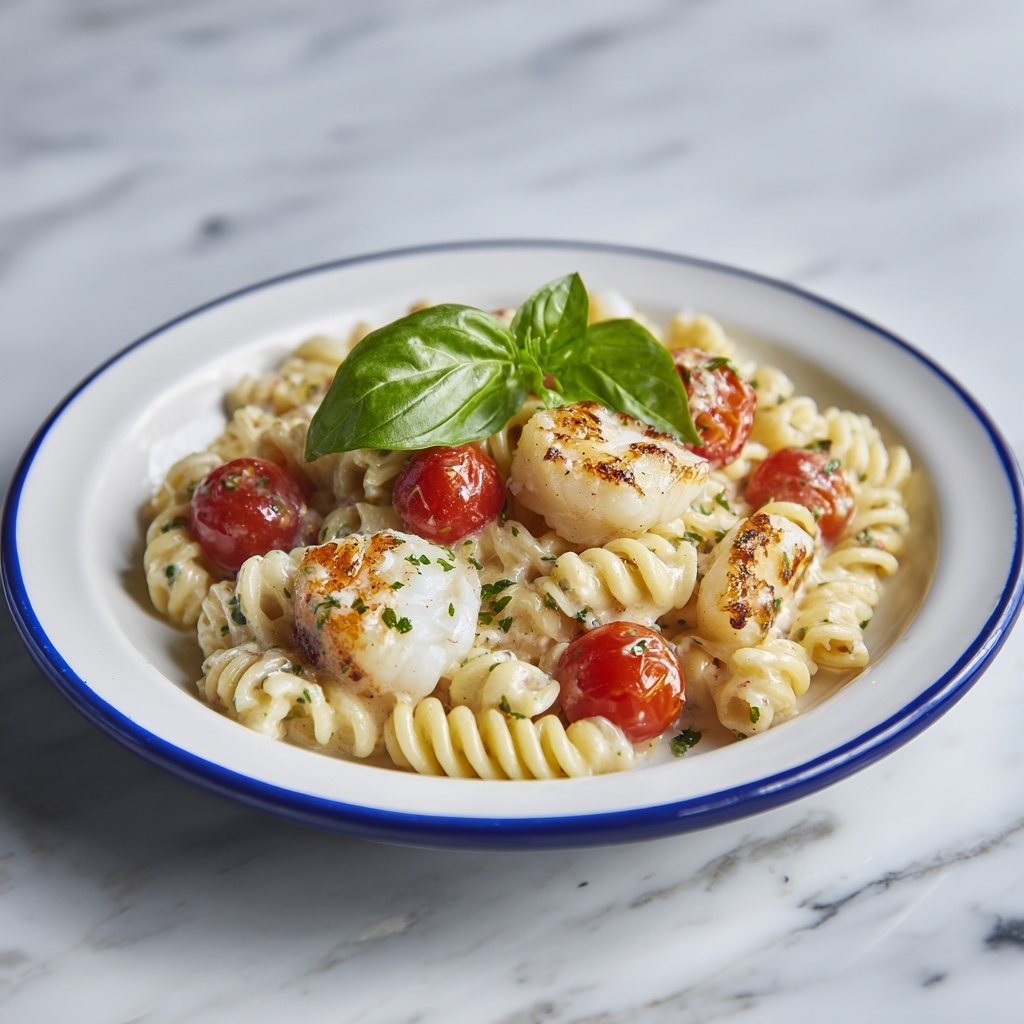 Buttered Lobster Pasta with Cherry Tomatoes Recipe - Recipe Image