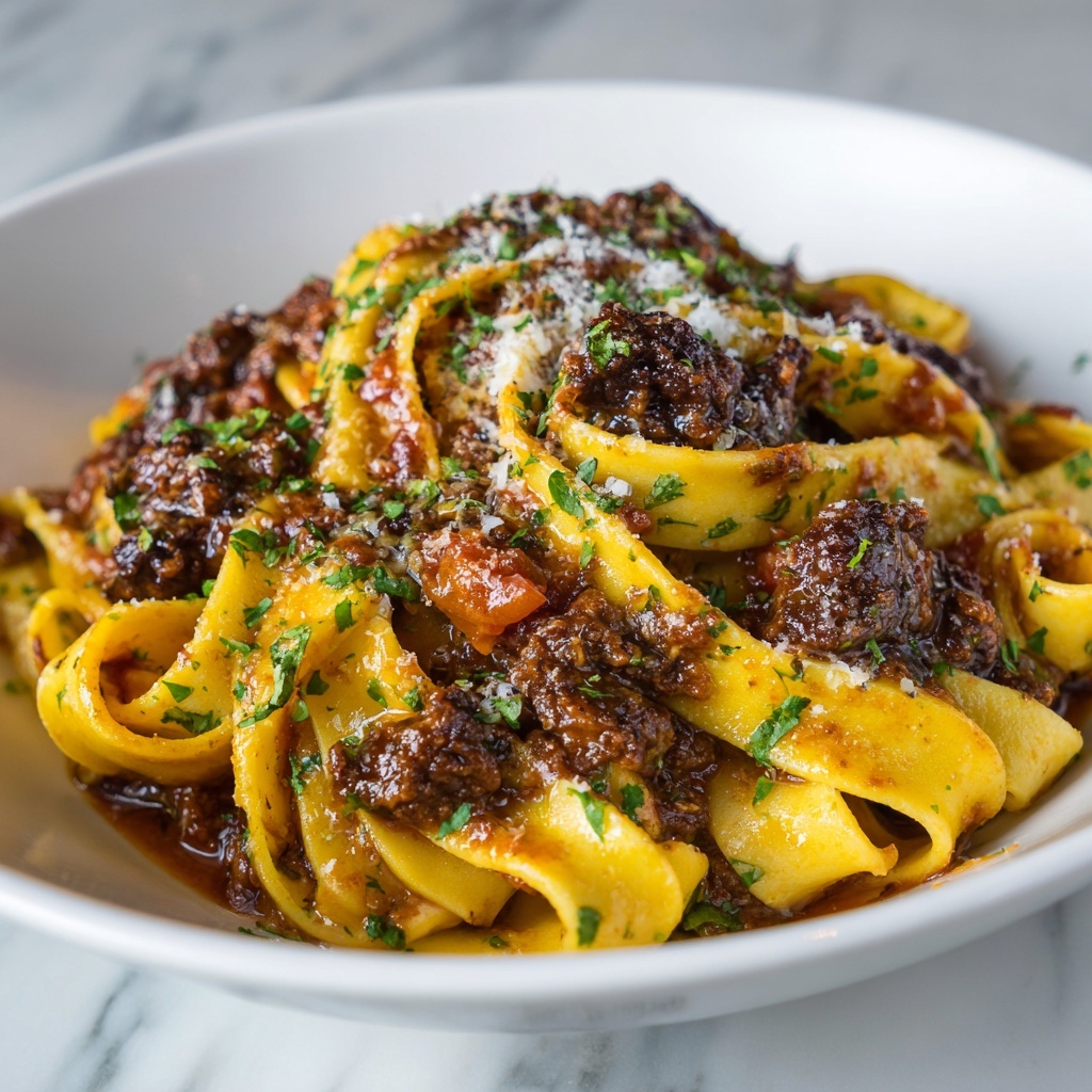 Slowly Braised Short Rib Ragu: An Incredible Ultimate Recipe - Recipe Image