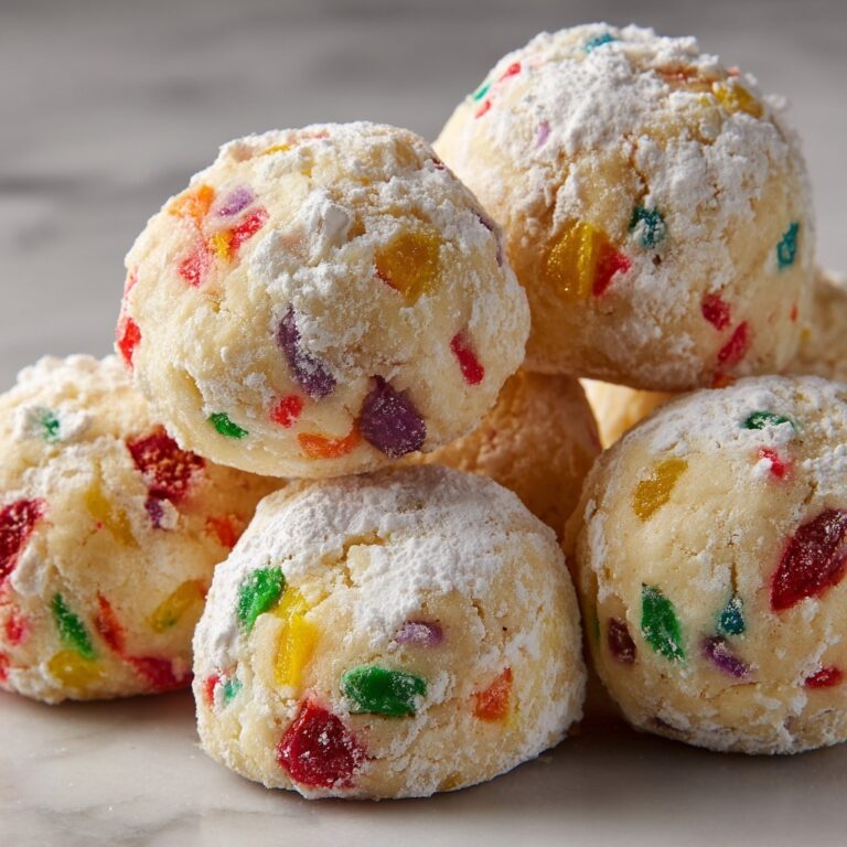 Funfetti Snowball Cookies Recipe