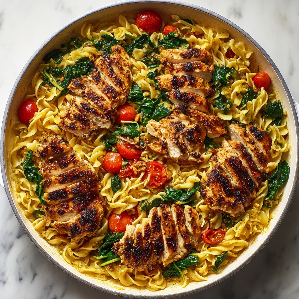 One-Pot Chicken Orzo Skillet Recipe - Recipe Image