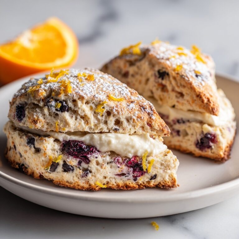 Cranberry Orange Sour Cream Scones Recipe