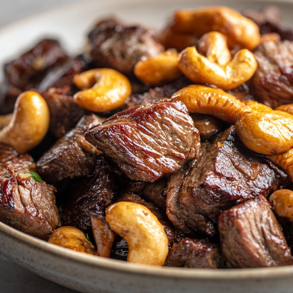 Creamy Crockpot Beef Tips & Mushrooms Recipe - Recipe Image