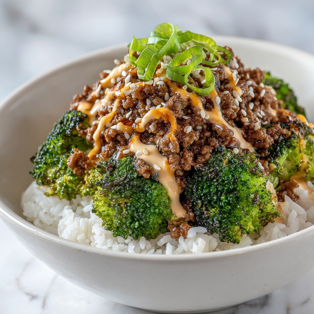 Teriyaki Ground Beef & Broccoli Bowl Recipe - Recipe Image