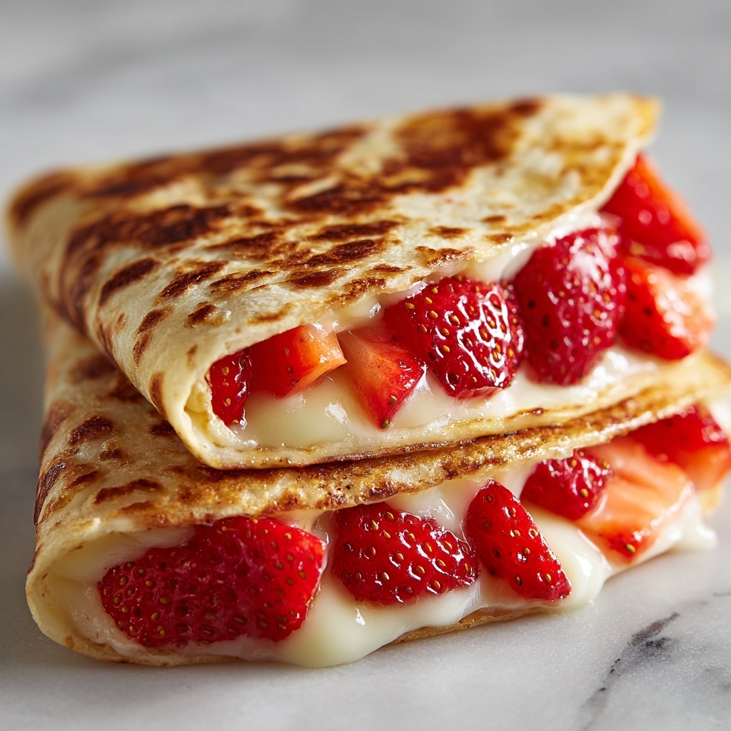 Strawberry Cheesecake Quesadilla Recipe - Recipe Image