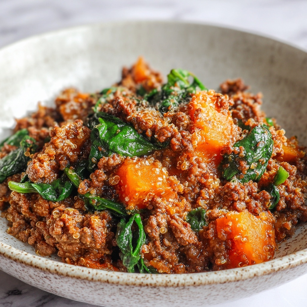 Ground Beef Skillet with Sweet Potatoes & Zucchini Recipe - Recipe Image